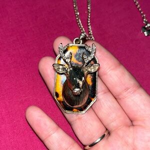 Wall Mounted deer necklace from Princess Vera Wang